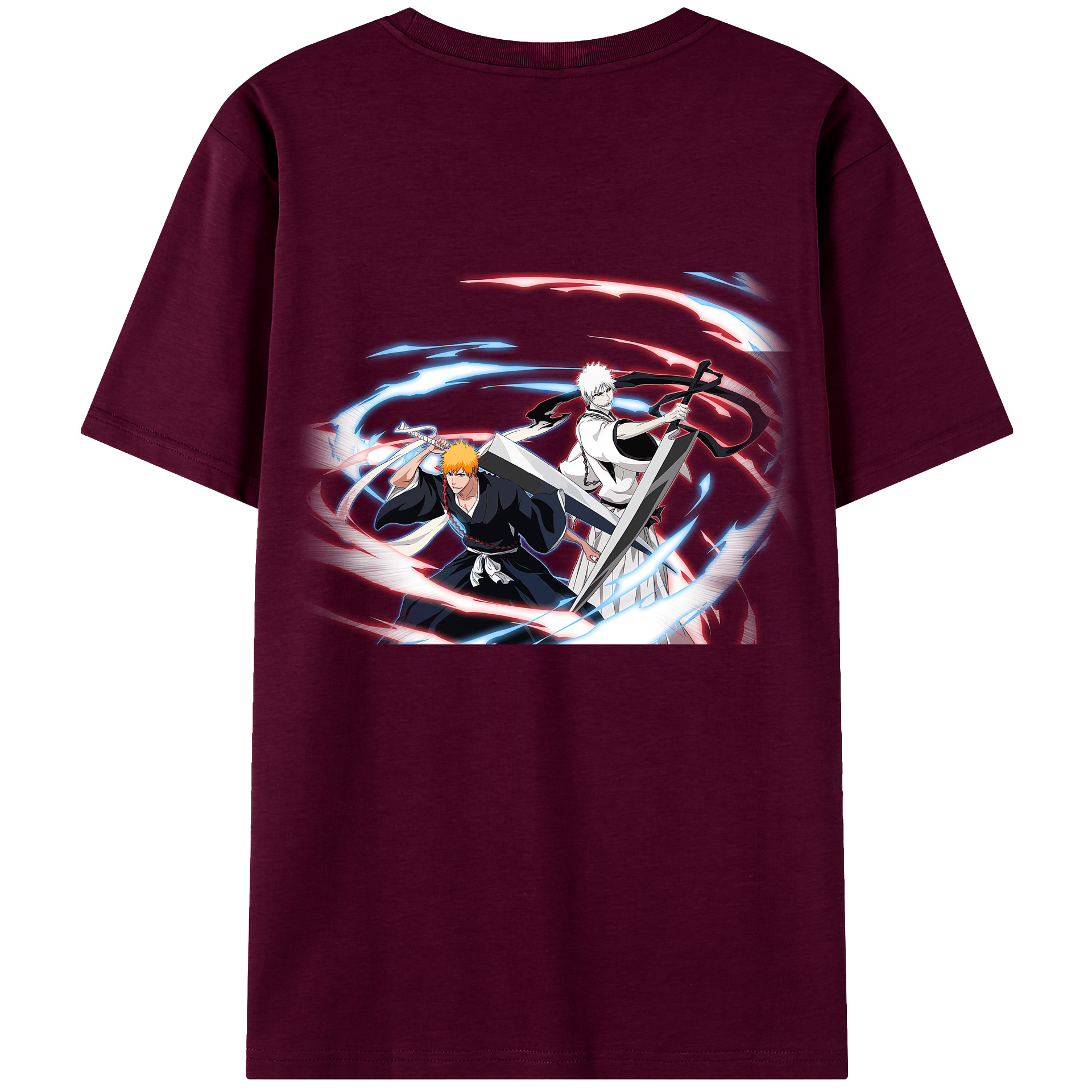 （画像用） ブリーチ 黒崎一護（くろさき いちご）BLEACH Kurosaki Ichigo レディース半袖Tシャツ(バックプリント)